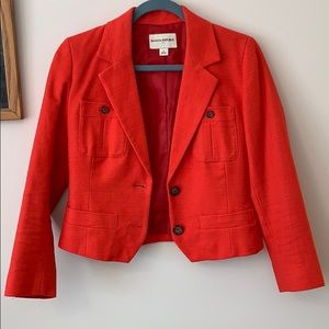 Linen Orange Banana Republic Blazer
